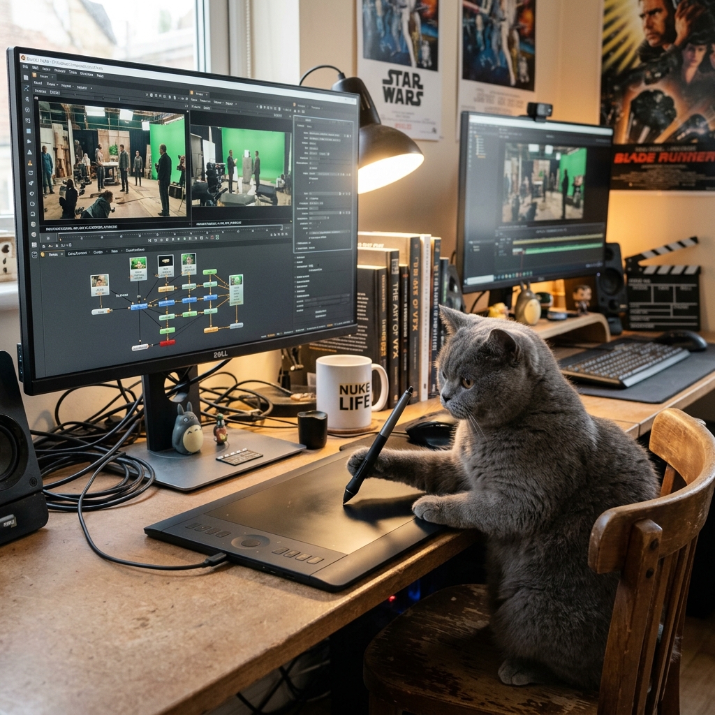 Training Your Digital Kitten: How Nuke’s CopyCat Can Save Your Compositing Workflow